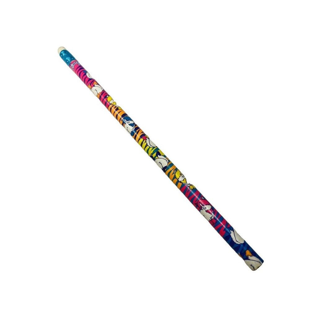 Lisa Frank Zebra Stripe Pencil Cats Kittens Original Colorful UNSHARPENED UNUSED